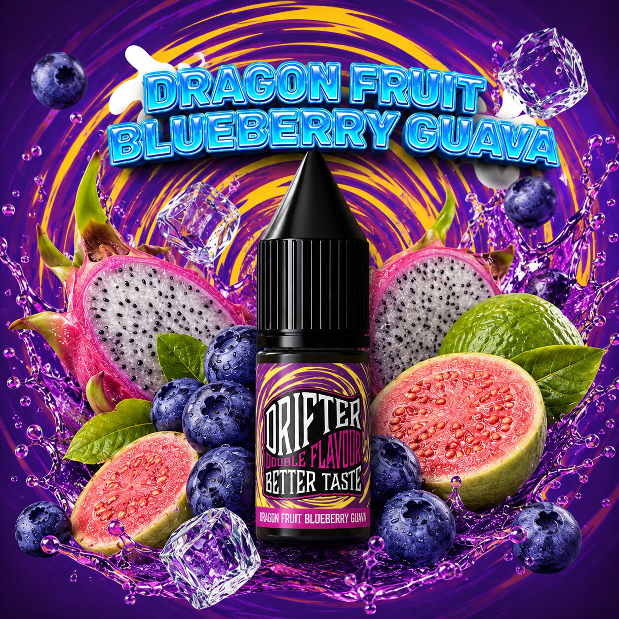 Drifter Bar Dragon Fruit Blueberry Guava Aroma 1 Drifter Bar Dragon Fruit Blueberry Guava Aroma