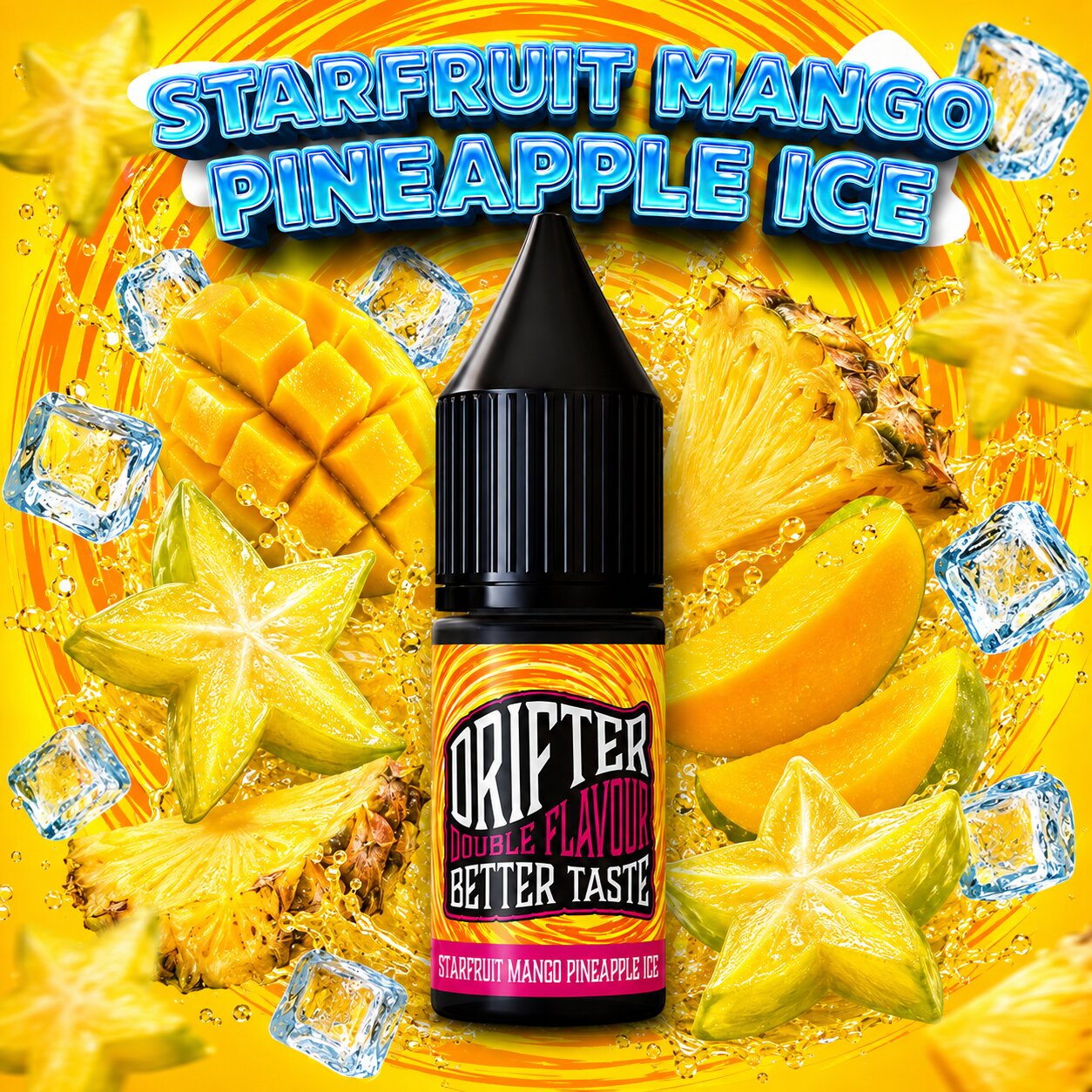 Drifter Bar Starfruit Mango Pineapple Ice Aroma 1 Drifter Bar Starfruit Mango Pineapple Ice Aroma